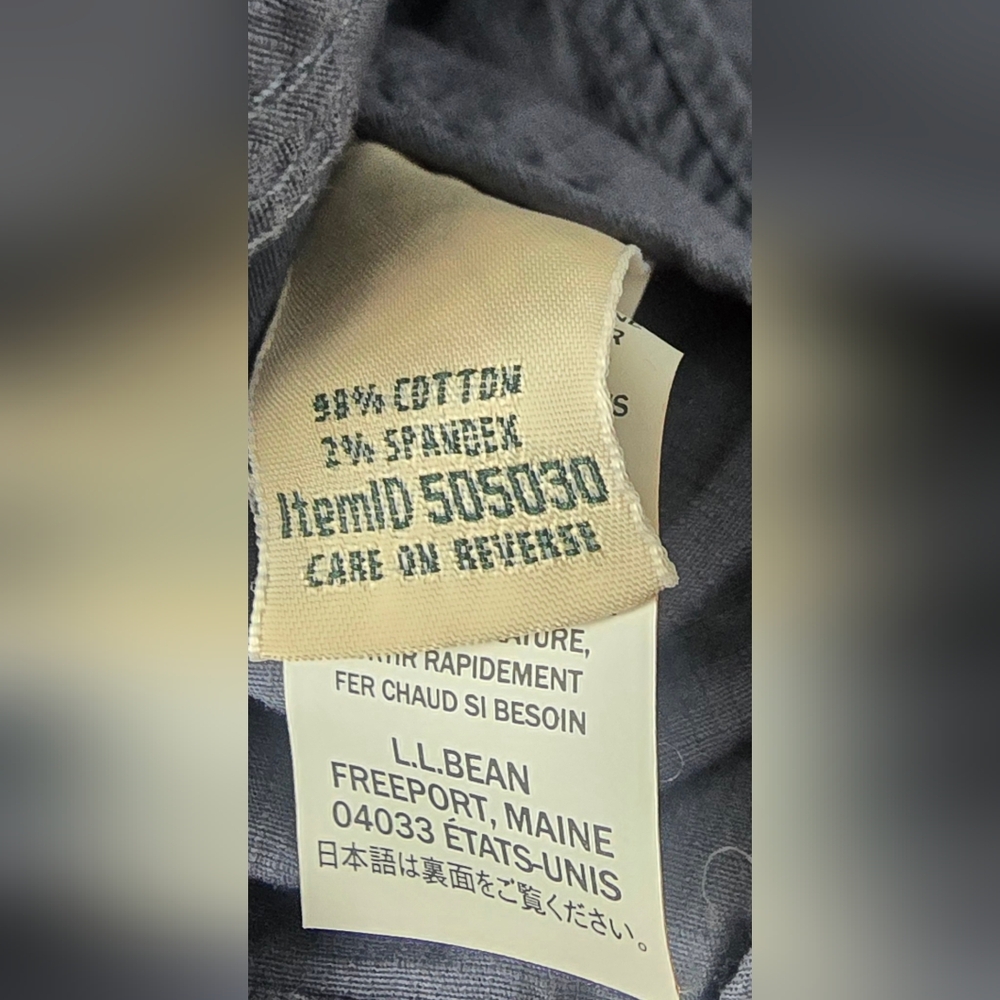 L.L. Bean Women's Light Blue Utility Jacket - Picture 6 of 6